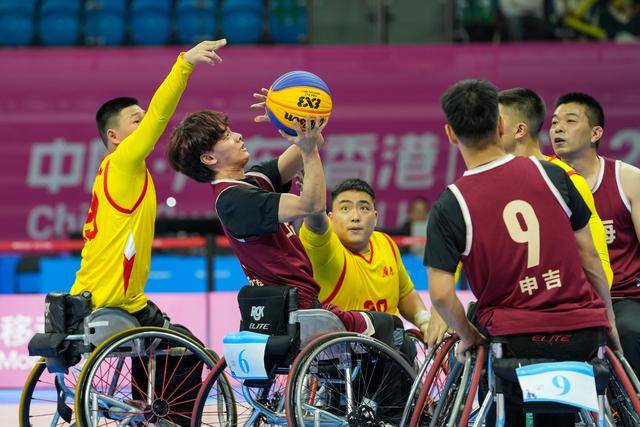 全国残特奥会｜轮椅篮球男子三人篮球小组赛赛况