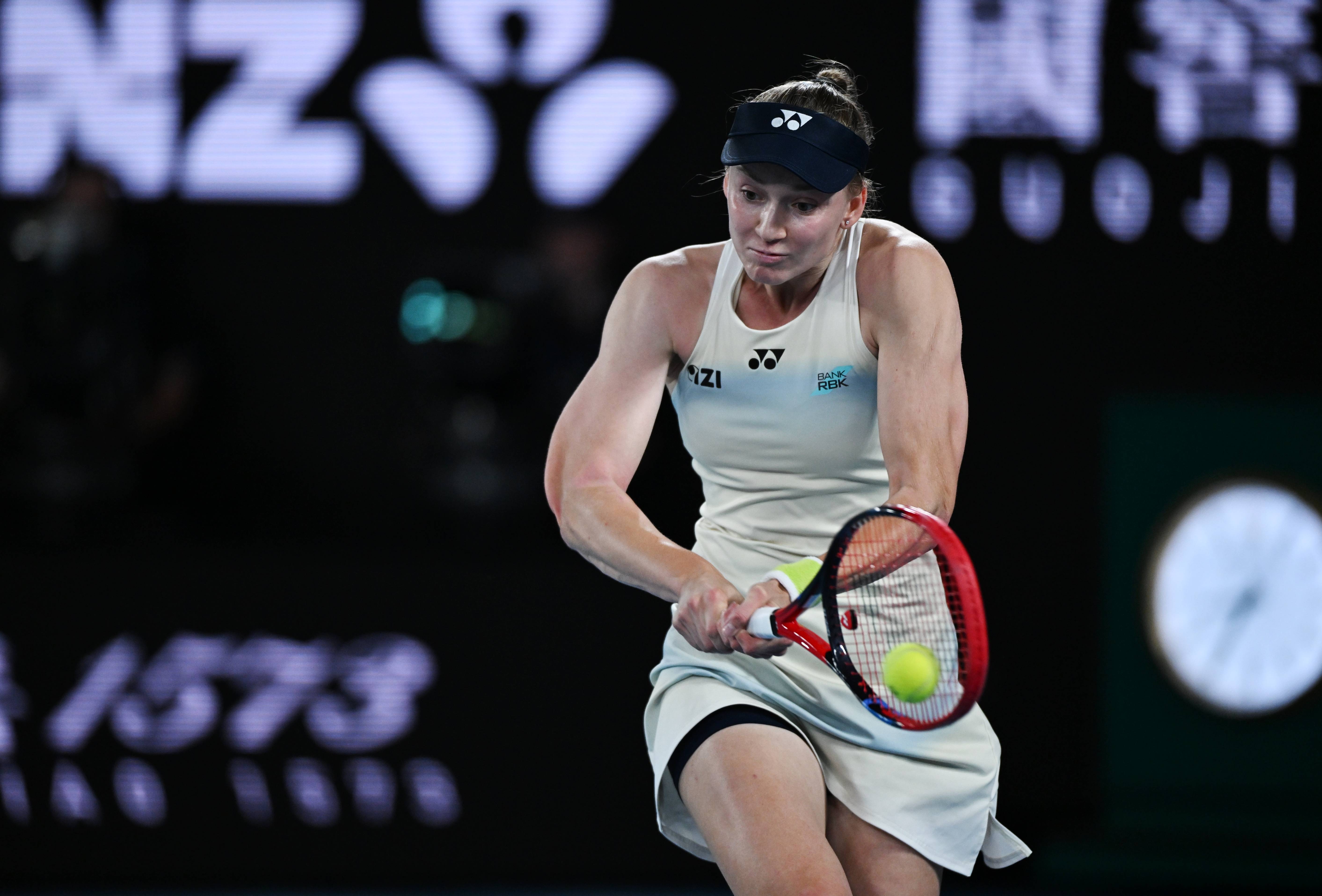 （体育）网球——澳网女单决赛：莱巴金娜夺冠