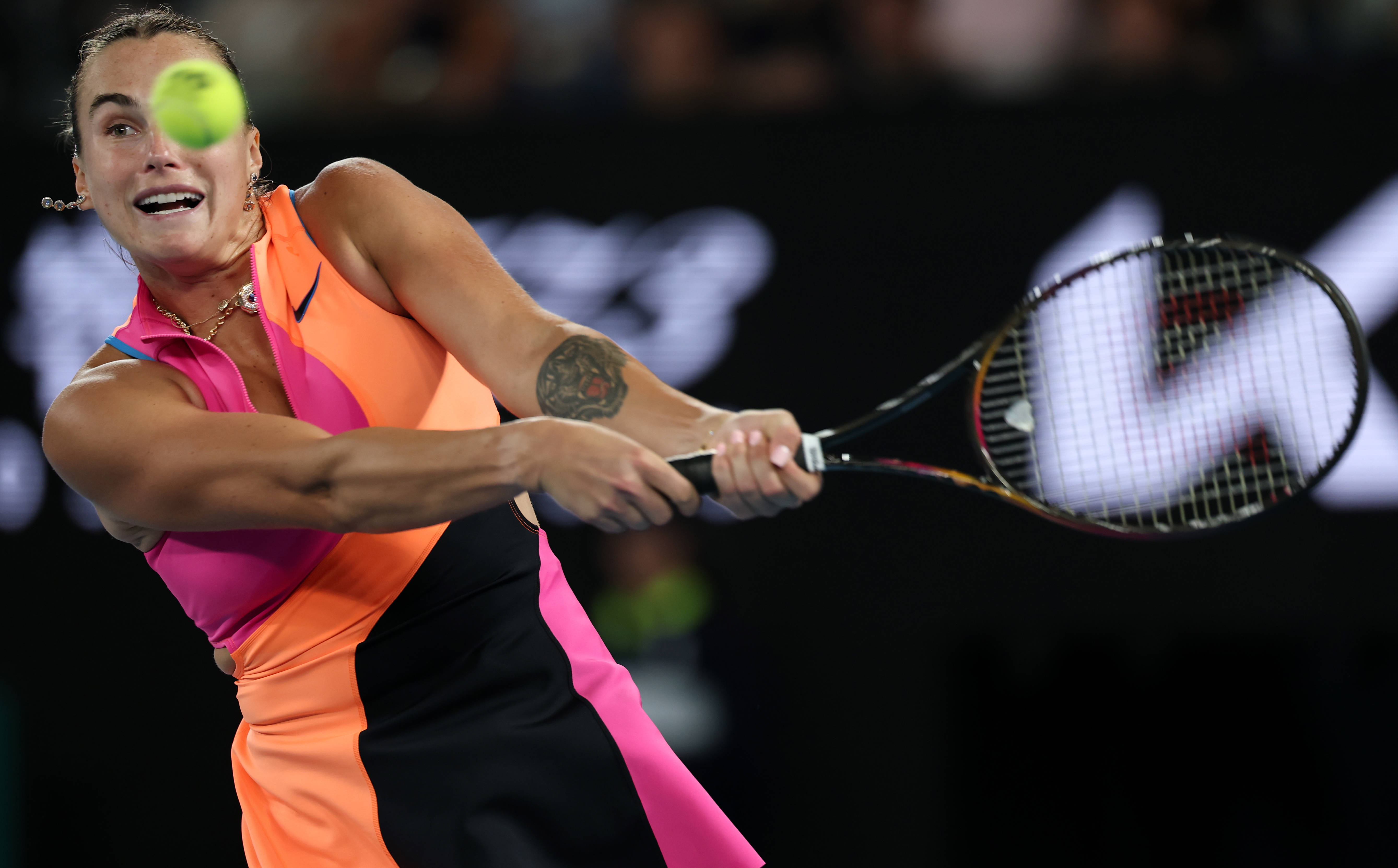 （体育）网球——澳网女单决赛：莱巴金娜夺冠