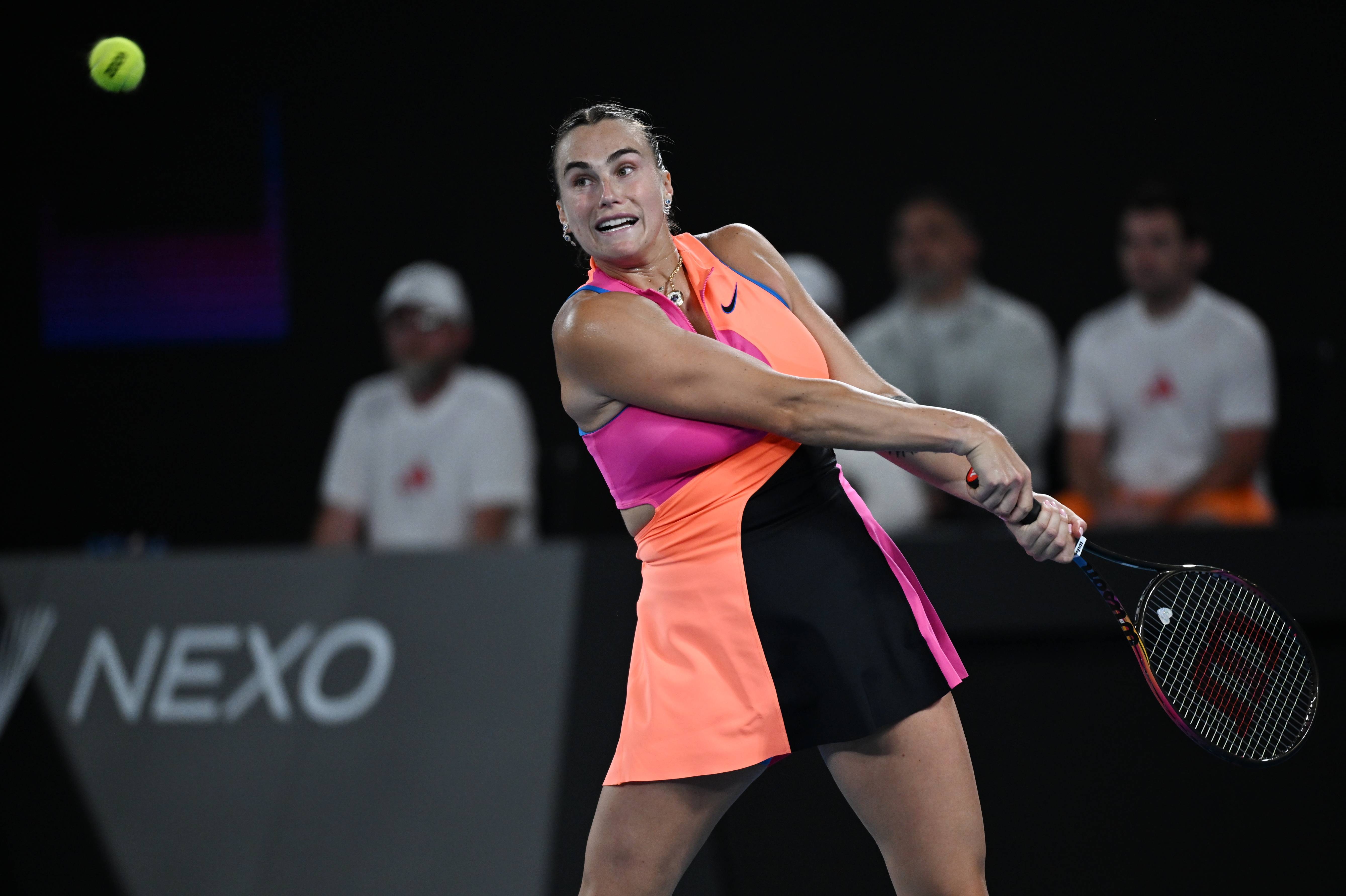 （体育）网球——澳网女单决赛：莱巴金娜夺冠