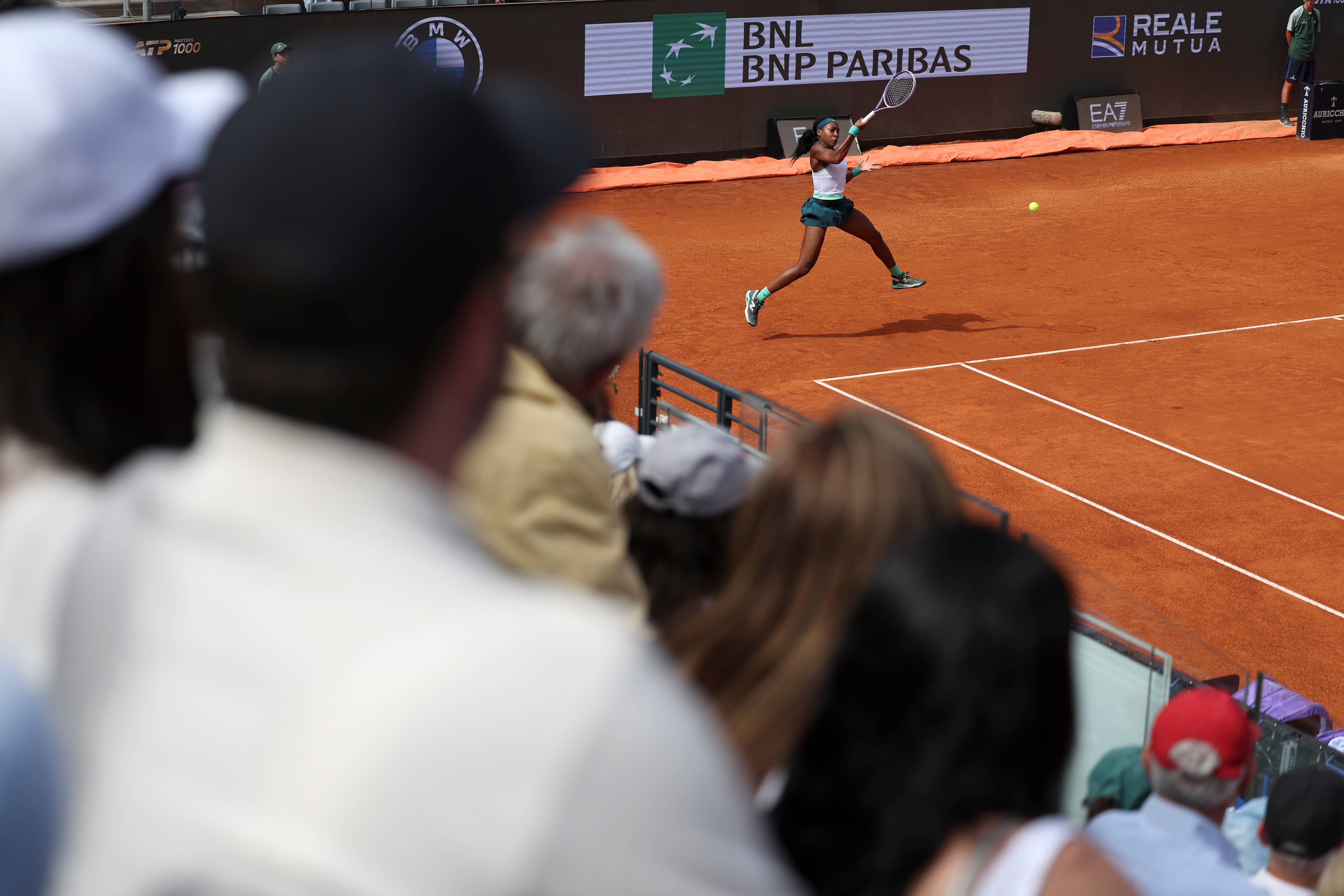 (体育)网球——WTA1000罗马站:高芙晋级决赛