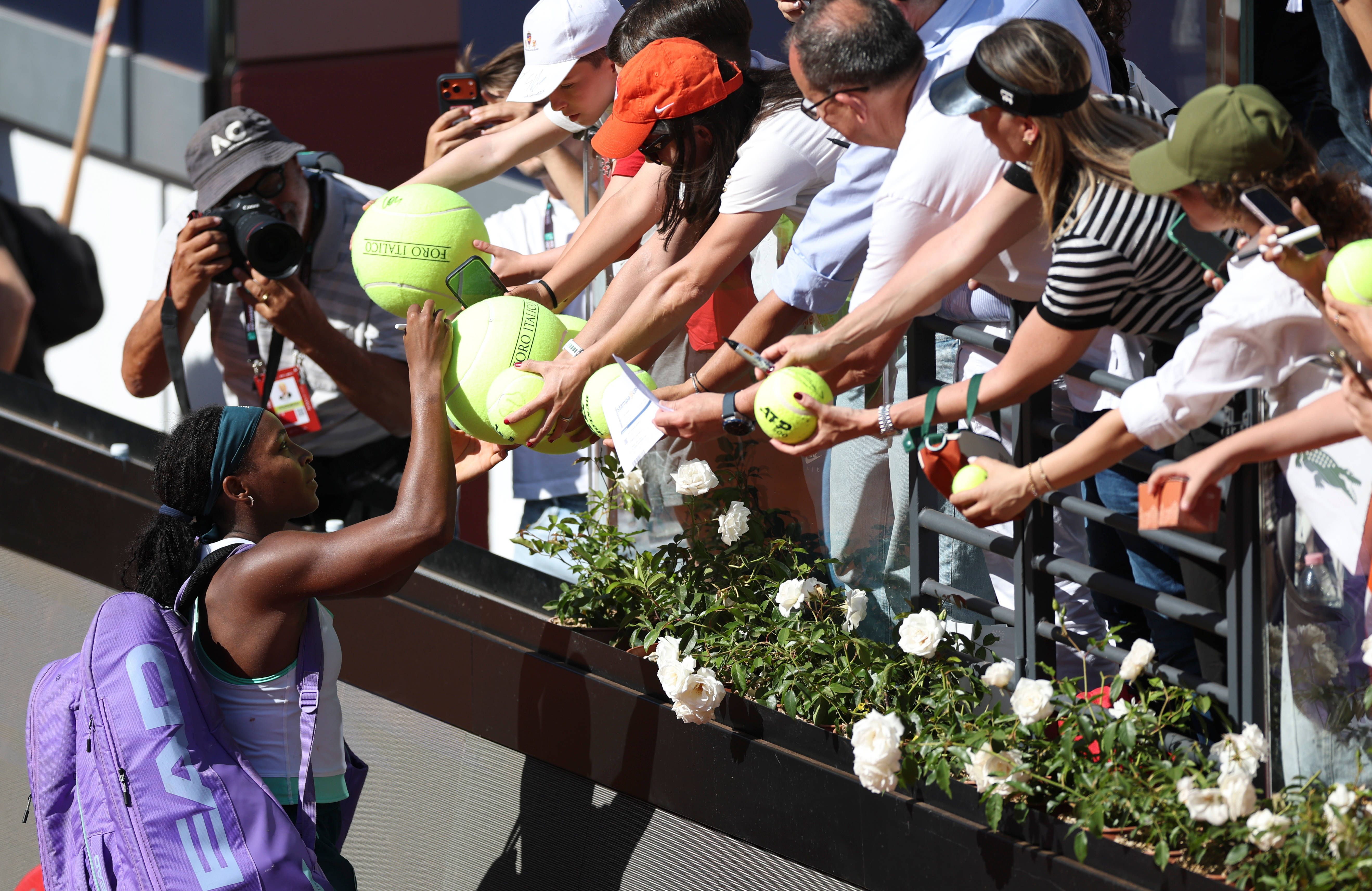 (体育)网球——WTA1000罗马站:高芙晋级决赛